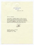 President Richard M. Nixon to Senator James O. Eastland, 25 October 1972 by Richard M. Nixon
