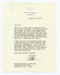 President Richard M. Nixon to Senator James O. Eastland, 24 January 1973