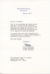 Tom C. Korologos to Senator James O. Eastland, 29 May 1974 by Tom Chris Korologos