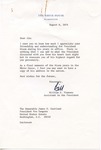 William E. Timmons to Senator James O. Eastland, 9 August 1974 by William Evan Timmons
