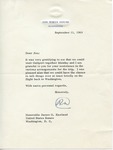 President Richard M. Nixon to Senator James O. Eastland, 11 September 1969
