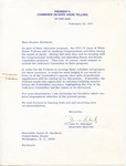 Joan K. Benziger to Senator James O. Eastland, 22 February 1973 by Joan K. Benziger