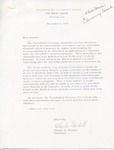 Charles E. Goodell to 'Dear Senator,' 4 December 1974