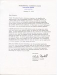 Charles E. Goodell to 'Dear Senator,' 13 January 1975 by Charles E. Goodell