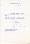 Vice President Nelson A. Rockefeller to Senator James O. Eastland, 30 August 1974 by Nelson A. Rockefeller and Happy Rockefeller