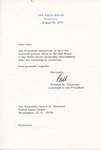 William E. Timmons to Senator James O. Eastland, 10 August 1974 by William Evan Timmons