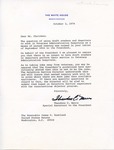 Theodore C. Marrs to Senator James O. Eastland, 3 October 1974 by Theodore C. Marrs