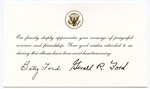 President & Mrs. Ford to Senator James O. Eastland, 25 October 1974 by Gerald R. Ford