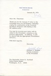 William T. Kendall to Senator James O. Eastland, 20 January 1975 by William Thomas Kendall