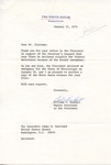 William T. Kendall to Senator James O. Eastland, 21 January 1975