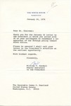William T. Kendall to Senator James O. Eastland, 24 January 1976 by William Thomas Kendall