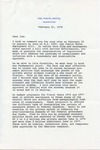 President Gerald R. Ford to Senator James O. Eastland, 21 February 1976 by Gerald R. Ford