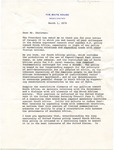 Max L. Friedersdorf to Senator James O. Eastland, 1 March 1976