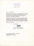 Max L. Friedersdorf to Senator James O. Eastland, 30 March 1976