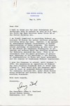 President Gerald R. Ford to Senator James O. Eastland, 6 May 1976