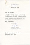 Joseph S. Jenckes V to Senator James O. Eastland, 21 October 1976 by Joseph Sherburne Jenckes