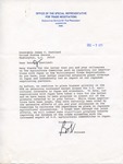 Robert S. Strauss to Senator James O. Eastland, 7 Decenber 1978 by Robert S. Strauss