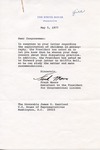 Frank Moore to Senator James O. Eastland, 5 May 1977 by Frank Moore