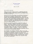 Stuart E. Eizenstat to Senator James O. Eastland, 27 June 1977 by Stuart Eizenstat