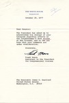 Frank Moore to Senator James O. Eastland, 19 October 1977