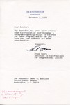 Frank Moore to Senator James O. Eastland, 9 December 1977