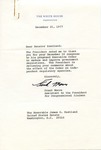 Frank Moore to Senator James O. Eastland, 21 December 1977