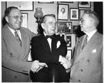 Eastland and Senator Walter F. George congratulate Senator Kenneth McKellar on renomination. by Associated Press