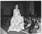 Beauty Queen modeling in front of audience. by American Newspictures