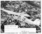 Photograph of Key Brothers Airplane Ole Miss with Confederate Flag emblem by A.G. Weems (Meridian, Miss.)