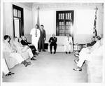 Series of photographs of speech by Eastland and William Jenner before a joint session of the Dominican Republic legislature, image 1 by Author Unknown