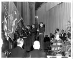 Color guard at unidentified event. by Curley Bruner Photographs (Memphis, Tenn.)