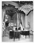 Eastland seated at desk in Vice Presidential office by Author Unknown