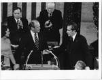 Swearing-in of Gerald Ford as Vice President in the House Chambers, image 7 by Dev O'Neill