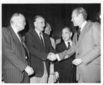 Eastland with President Gerald Ford, Senator Robert Byrd and others at a U.S. Capitol party, image 4 by Author Unknown