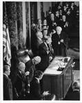 Series of photographs of swearing-in ceremony of Nelson Rockefeller as Vice President, image 9 by Dev O'Neill