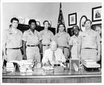 Mississippi National Guard personnel visiting Eastland while attending school at Ft. Meade, Maryland by Author Unknown
