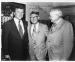 Ted Kennedy, University of Mississippi Chancellor Porter Fortune, and Eastland during Kennedy campus visit by Author Unknown