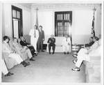 Series of photographs of speech by Eastland and William Jenner before a joint session of the Dominican Republic legislature, image 11 by Author Unknown