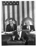 Series of photographs of President Gerald Ford addressing a Joint Session of Congress, image 1 by Dev O'Neill