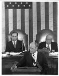 Series of photographs of President Gerald Ford addressing a Joint Session of Congress, image 4 by Dev O'Neill