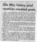 Ole Miss history prof receives coveted posts