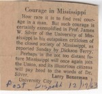 Courage in Mississippi (short) by Larry Boxerman