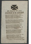 An Elegy on the Death of the Much Lamented Doctor D. M. O'Brien by Author Unknown