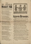 Green Brooms by Author Unknown