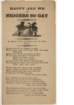 Happy Are We us Niggers So Gay by Author Unknown