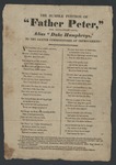 The Humble Pettion of Father Peter, (The North-Street Saint,) Alias Duke Humphreys, To the Exeter Commissioners of Improvement