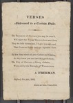 Verses Addressed to a Certain Duke by Author Unknown