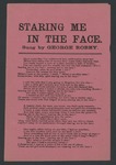Staring Me in the Face by George Robey
