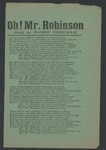 Oh! Mr.Robinson by Author Unknown