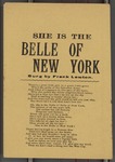 She is the Belle of New York